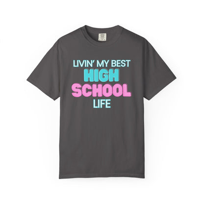 High School Life Unisex Tee, Casual Wear, Gift for Students/Teachers, Trendy T-Shirt, Back to School Apparel
