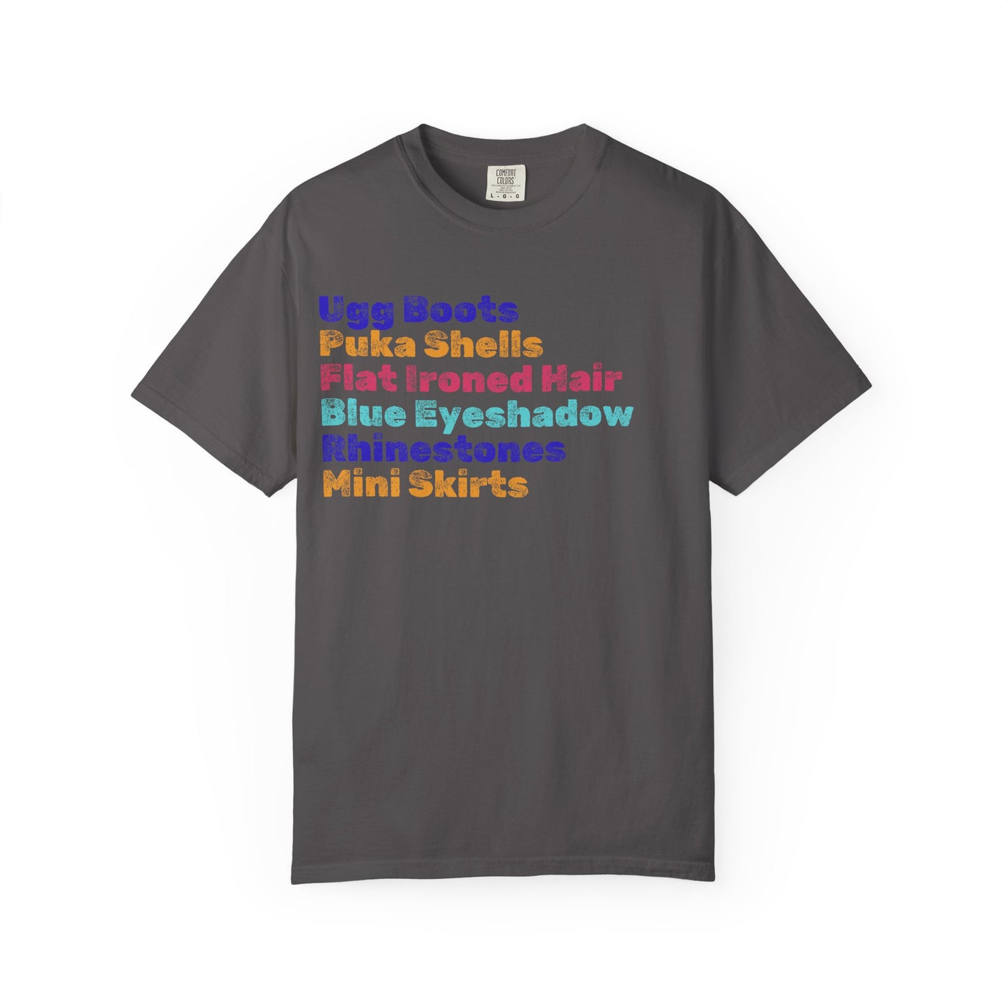 Puka Shells; 2000s Nostalgia for the 2000s Girl; Unisex Garment-Dyed T-shirt