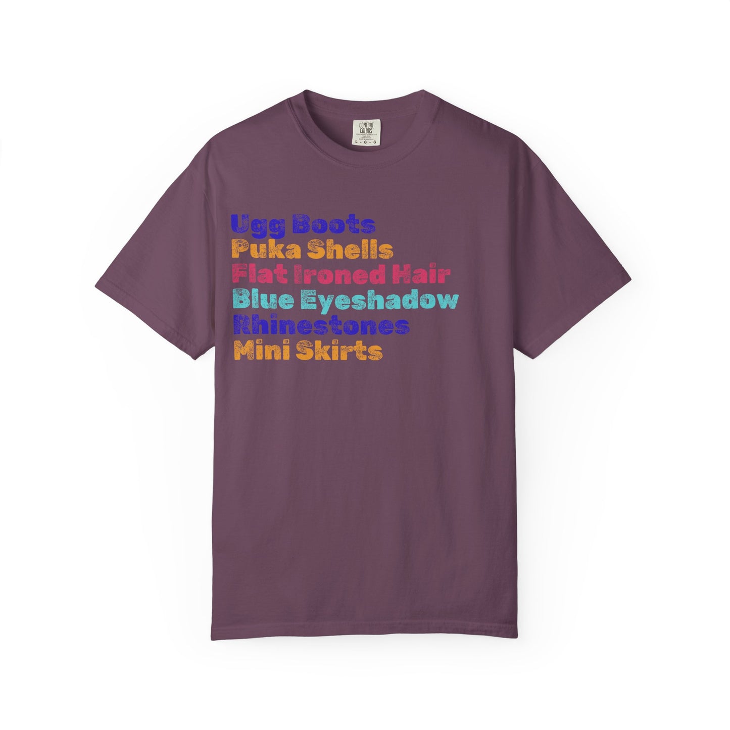 Puka Shells; 2000s Nostalgia for the 2000s Girl; Unisex Garment-Dyed T-shirt