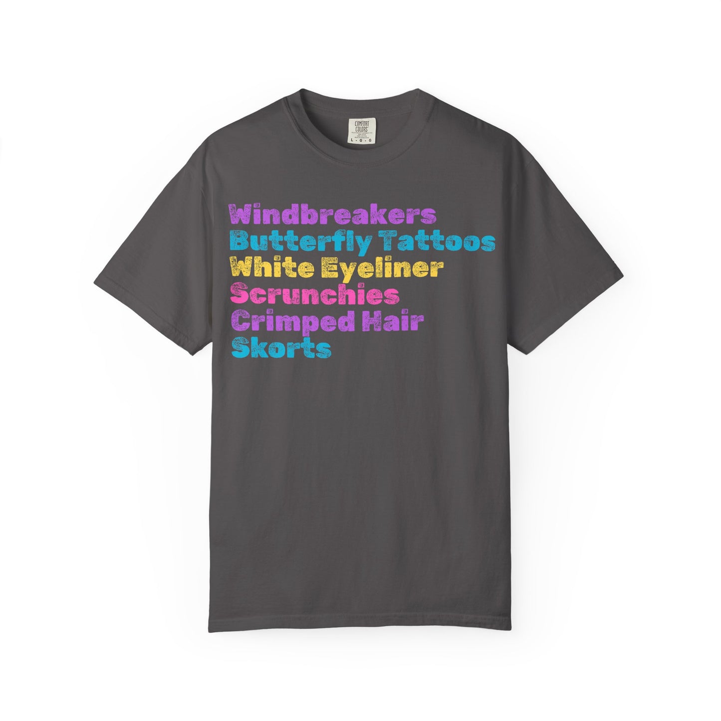 Crimped Hair; 90s Nostalgia for the 90s Girl; Unisex Garment-Dyed T-shirt