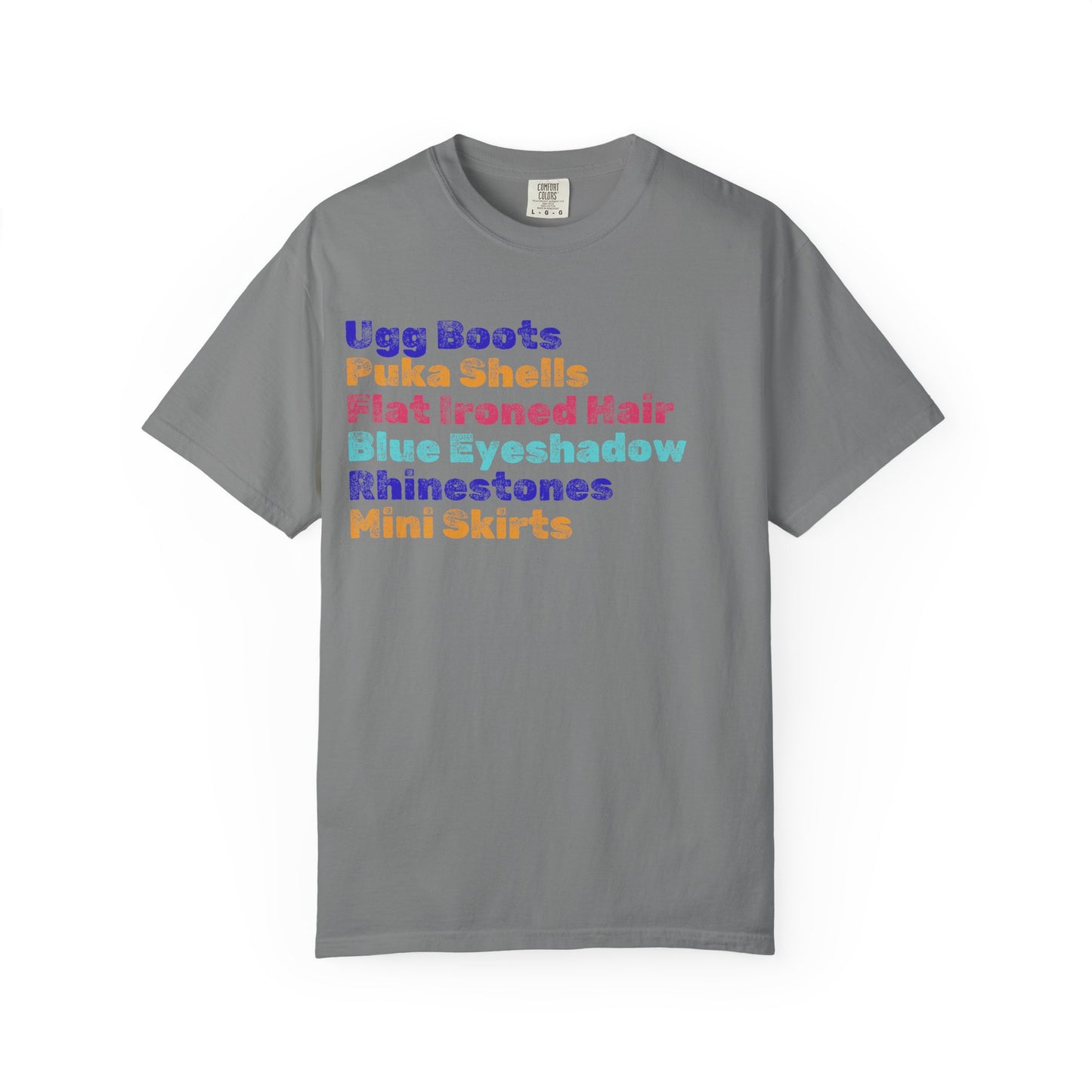 Puka Shells; 2000s Nostalgia for the 2000s Girl; Unisex Garment-Dyed T-shirt