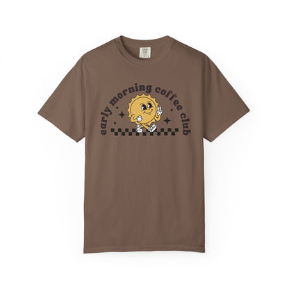 Sunshine Vintage Coffee-Themed Unisex T-Shirt, Perfect for Coffee Addicts, Gift for Friends, Trendy Graphic Tee, Casual Everyday Wear