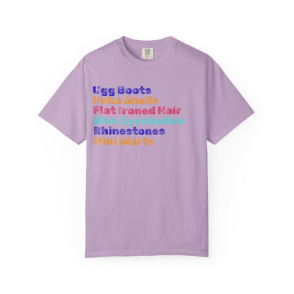 Puka Shells; 2000s Nostalgia for the 2000s Girl; Unisex Garment-Dyed T-shirt