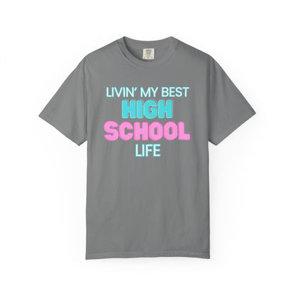 High School Life Unisex Tee, Casual Wear, Gift for Students/Teachers, Trendy T-Shirt, Back to School Apparel