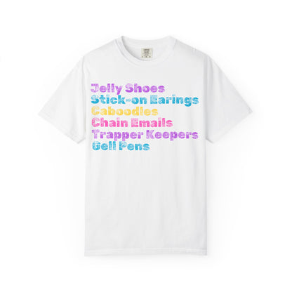 Stick-on Earings; 90s Nostalgia for the 90s Girl; Unisex Garment-Dyed T-shirt
